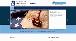 Desktop Screenshot of goldman-rosen.com